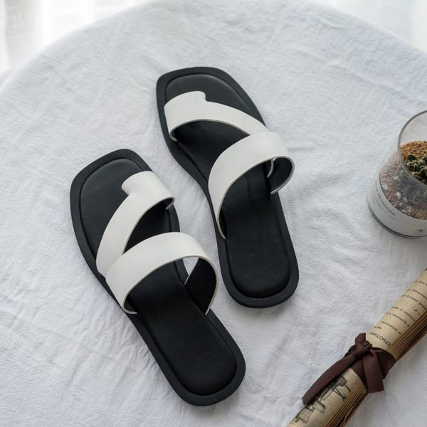 тапочки 2020 summer flat женщина площади toe вьетнамка белая черная натуральная кожа отдых плоского сандал открытого берег слайды обувь, Black
тапочки 2020 summer flat женщина площади toe вьетнамка белая черная натуральная кожа отдых плоского сандал открытого берег слайды обувь, Black