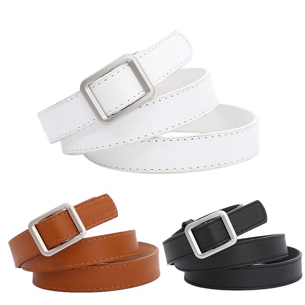new student ladies belt non-porous belt female wild retro fashion simple ladies square buckle thin waist, Black;brown
new student ladies belt non-porous belt female wild retro fashion simple ladies square buckle thin waist, Black;brown