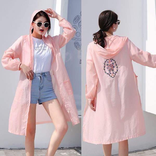 sunscreen for women mid-length 2019 summer new loose fairy travel back embroidered embroidered coat coat for women, Black;brown
sunscreen for women mid-length 2019 summer new loose fairy travel back embroidered embroidered coat coat for women, Black;brown