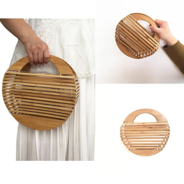bamboo clutch bag fashion ladies hand bags round hollow out women handbags 2020 summer beach bags
bamboo clutch bag fashion ladies hand bags round hollow out women handbags 2020 summer beach bags