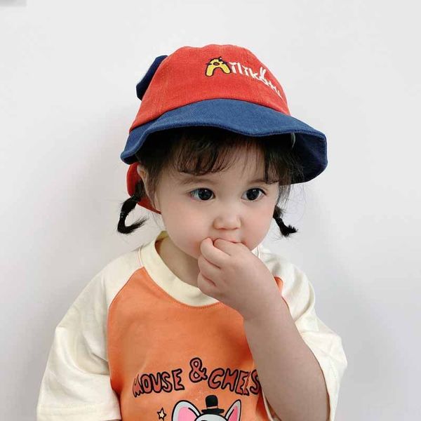 children's fisherman baby cap summer double-sided korean cartoon bear cap letter fisherman hat cute baby hat, Yellow
children's fisherman baby cap summer double-sided korean cartoon bear cap letter fisherman hat cute baby hat, Yellow