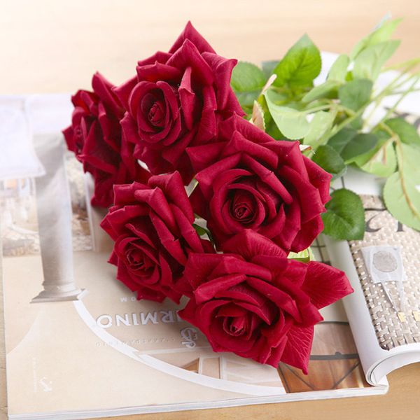 chencheng 11 pieces / lot silk fake black red rose branch artificial flowers for decorating home party wedding gift fall decor
chencheng 11 pieces / lot silk fake black red rose branch artificial flowers for decorating home party wedding gift fall decor
