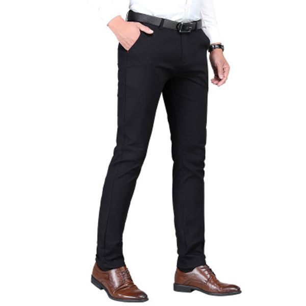 2020 summer men dress pants slim fit men office trousers formal wedding classic pants business suit, White;black
2020 summer men dress pants slim fit men office trousers formal wedding classic pants business suit, White;black