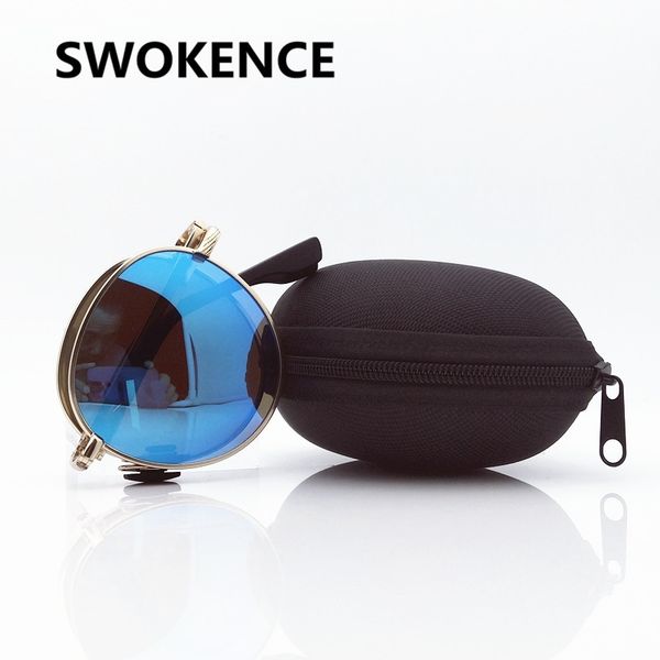 swokence folded polarized sunglasses men women portable folding spectacles alloy round frame colorfull lenses sun glasses sa62, White;black
swokence folded polarized sunglasses men women portable folding spectacles alloy round frame colorfull lenses sun glasses sa62, White;black