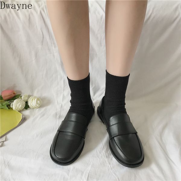 ins small leather shoes female 2020 spring and autumn wild soft sister shoes british wind retro flat bottom loafers, Black
ins small leather shoes female 2020 spring and autumn wild soft sister shoes british wind retro flat bottom loafers, Black
