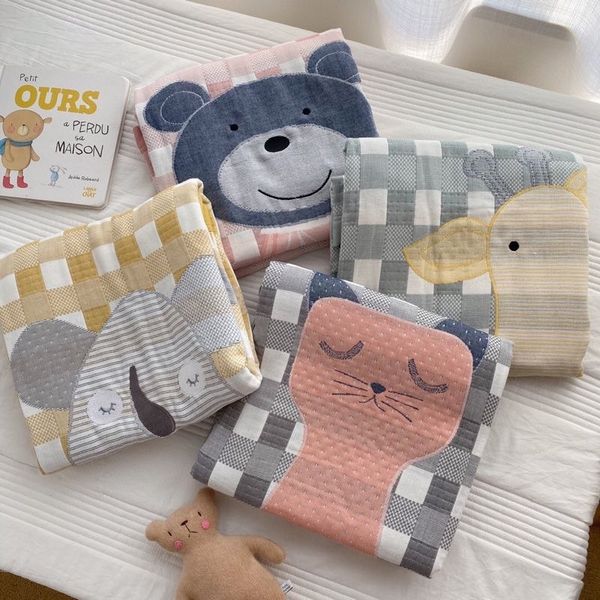 ea4ze organic cotton six-layer gauze blanket jacquard bed sheet cover cartoon children's quilt cover blanket bed sheet baby air conditi
ea4ze organic cotton six-layer gauze blanket jacquard bed sheet cover cartoon children's quilt cover blanket bed sheet baby air conditi