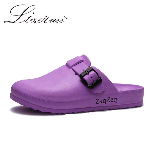 pure color slipper antiskid adjustable lightweight soft sole shoes clean wear-resistant work shoes, Black
pure color slipper antiskid adjustable lightweight soft sole shoes clean wear-resistant work shoes, Black