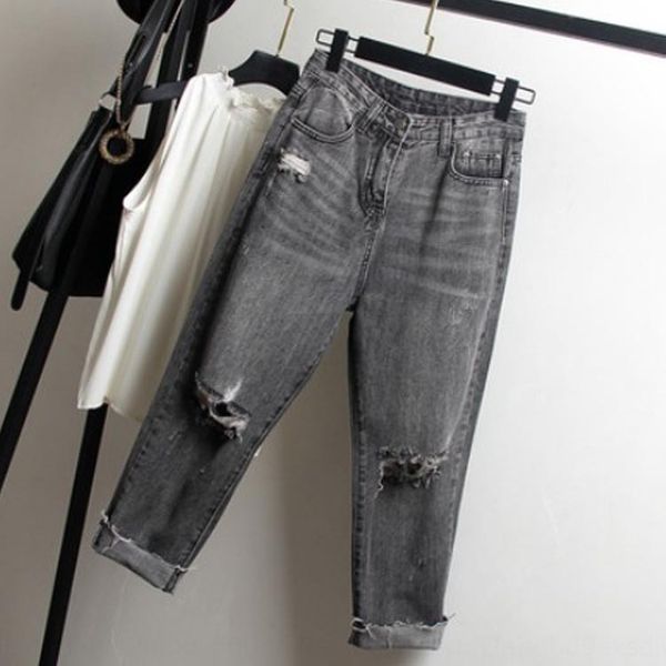 rdgrr large trousers and jeans size women's clothing 2020 spring and summer new fat sister plus fat plus loose slimming ankle-length pa, Blue
rdgrr large trousers and jeans size women's clothing 2020 spring and summer new fat sister plus fat plus loose slimming ankle-length pa, Blue