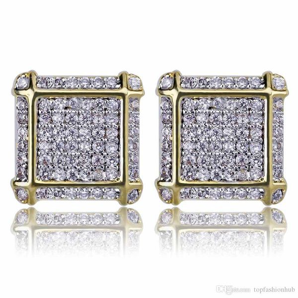 europe and the united states hiphop men and women square ear studs zircons hip-hop punk earrings, Golden;silver
europe and the united states hiphop men and women square ear studs zircons hip-hop punk earrings, Golden;silver