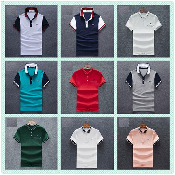 summer fashion trend men business polo cotton short sleeve lapel t shirt luxurious men's outdoor polos shirts m-3xl, White;black 
summer fashion trend men business polo cotton short sleeve lapel t shirt luxurious men's outdoor polos shirts m-3xl, White;black