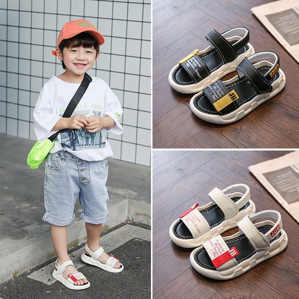 children sandals children's shoes children's shoes 2020 new boy genuine leather sandals girls in the big soft bottom tong xie chan, Black;red
children sandals children's shoes children's shoes 2020 new boy genuine leather sandals girls in the big soft bottom tong xie chan, Black;red