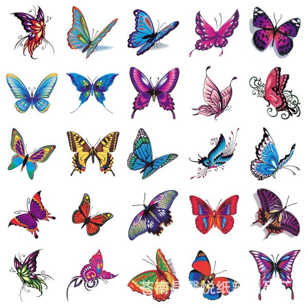 30pcs butterfly pattern tattoo stickers waterproof 30 designs paste long retention time easy to wash no trace remains charming
30pcs butterfly pattern tattoo stickers waterproof 30 designs paste long retention time easy to wash no trace remains charming