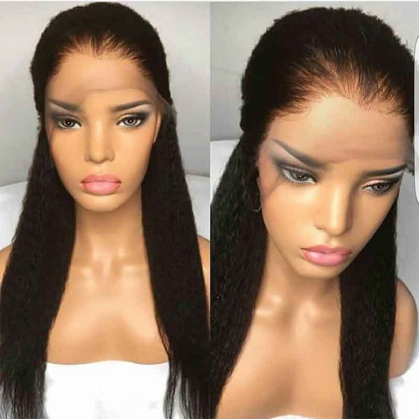 Fake Scalp 360 Lace Front Wigs Preplucked Invisible Kinky Straight Human Hair Wig Bleached Knots Remy Hd Transparent Lace Wig, Natural color
Fake Scalp 360 Lace Front Wigs Preplucked Invisible Kinky Straight Human Hair Wig Bleached Knots Remy Hd Transparent Lace Wig, Natural color