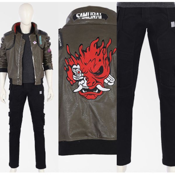 comic show game cyberpunk 2077 men's coswear same leather clothes full set leather clothing clothing cosplaywear clothes, Black;red
comic show game cyberpunk 2077 men's coswear same leather clothes full set leather clothing clothing cosplaywear clothes, Black;red