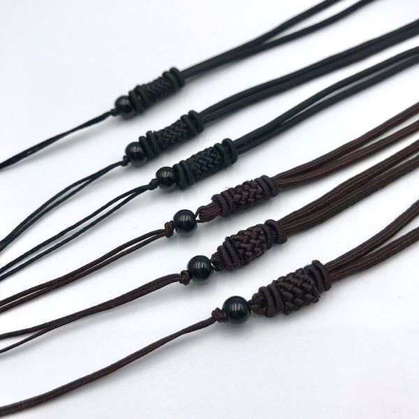 welfare braided braided jewelry-hand woven rope pendant rope black neck lanyard men's and women's jade crystal pendant necklace, Silver
welfare braided braided jewelry-hand woven rope pendant rope black neck lanyard men's and women's jade crystal pendant necklace, Silver