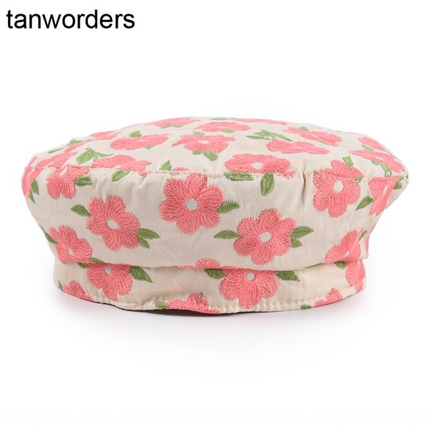20 summer new flower embroidery painter's beret beret female korean fashion all-match painter hat artistic pumpkin hat, Blue;gray
20 summer new flower embroidery painter's beret beret female korean fashion all-match painter hat artistic pumpkin hat, Blue;gray