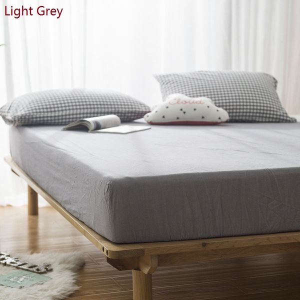 junwell 100% washed cotton fitted sheet solid bed sheet with elastic band around bottom for mattress protect cover
junwell 100% washed cotton fitted sheet solid bed sheet with elastic band around bottom for mattress protect cover