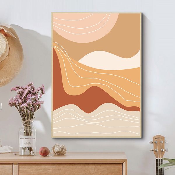 abstract lines wall art brown orange canvas painting geographical landscape elevation posters and prints home decorative picture
abstract lines wall art brown orange canvas painting geographical landscape elevation posters and prints home decorative picture