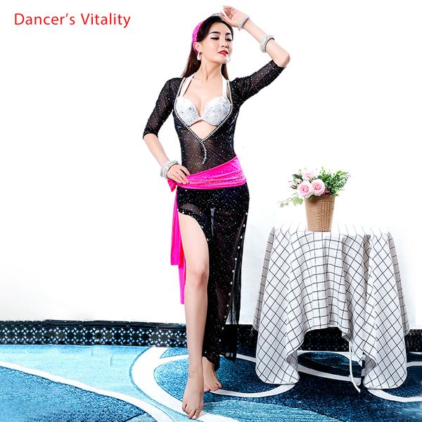 stage wear customized belly dance practice sparkling rhinestone dress bra belt oriental performance costume clothes suit, Black;red
stage wear customized belly dance practice sparkling rhinestone dress bra belt oriental performance costume clothes suit, Black;red