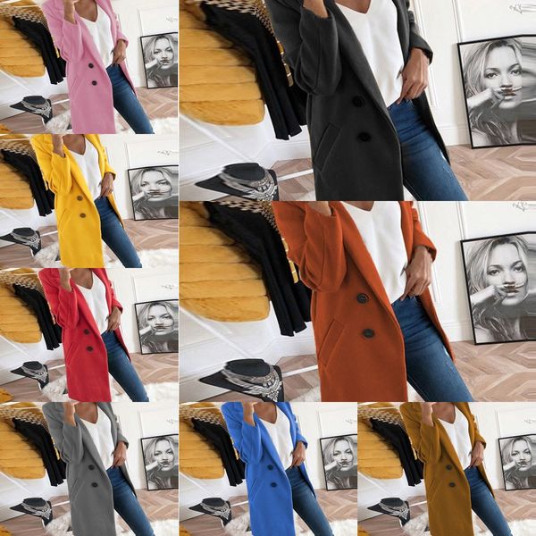 eysg9 2019 new solid color lapel mid-length en coat for women 2019 new solid color lapel mid-length button woolen coat for women button wool, Black
eysg9 2019 new solid color lapel mid-length en coat for women 2019 new solid color lapel mid-length button woolen coat for women button wool, Black