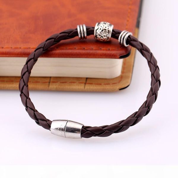e good a ++high -grade pu leather rope knitting couple magnetic buckle bracelet fb384 mix order 20 pieces a lot slap &snap bracelets, Silver
e good a ++high -grade pu leather rope knitting couple magnetic buckle bracelet fb384 mix order 20 pieces a lot slap &snap bracelets, Silver