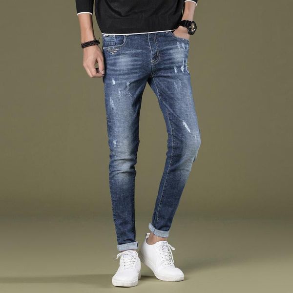 new arrivals men's fashion straight denim pants retro trousers slim casual jeans, Blue
new arrivals men's fashion straight denim pants retro trousers slim casual jeans, Blue
