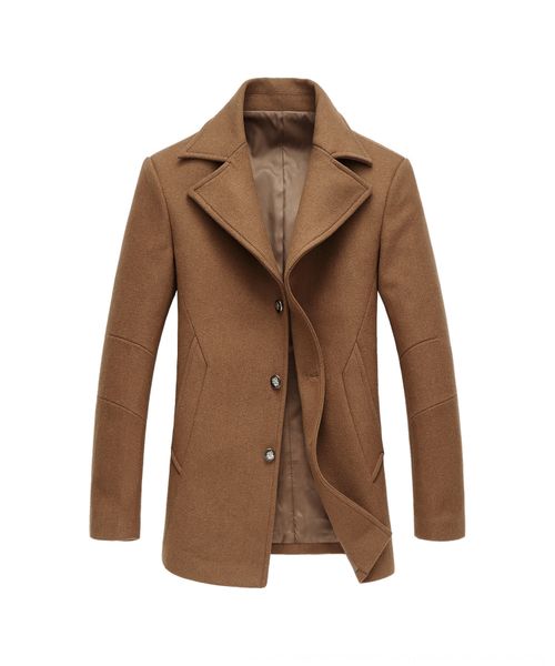 autumn and winter new large size men's woolen mid-length casual coat woolwool wool men's woolen coat, Black
autumn and winter new large size men's woolen mid-length casual coat woolwool wool men's woolen coat, Black