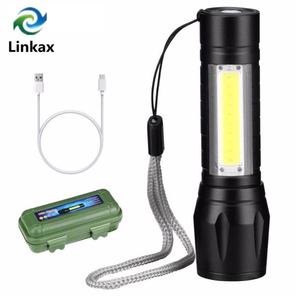 flashlights torches upgrade est design usb charging powerful 3800lm xpe cob led flash light zoomable tactical torch lamp+battery+box
flashlights torches upgrade est design usb charging powerful 3800lm xpe cob led flash light zoomable tactical torch lamp+battery+box