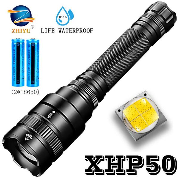 flashlights torches zhiyu most powerful xhp50 ultra bright waterproof linterna led torch use 2*18650 battery for camping,outdoor light
flashlights torches zhiyu most powerful xhp50 ultra bright waterproof linterna led torch use 2*18650 battery for camping,outdoor light