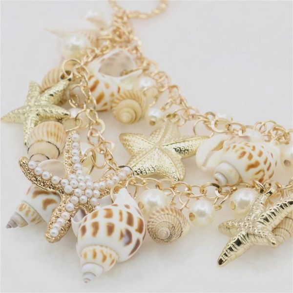 new fashion jewelry european bohemia style gold shell starfish irregular adjustable necklace party gift lady gifts 18inch m352, Silver
new fashion jewelry european bohemia style gold shell starfish irregular adjustable necklace party gift lady gifts 18inch m352, Silver