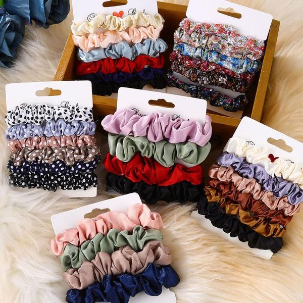 korean floral scrunchies hair accessories for women satin dot elastic hair bands set girls printed ponytail hold gum tie
korean floral scrunchies hair accessories for women satin dot elastic hair bands set girls printed ponytail hold gum tie