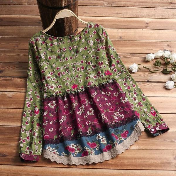 2020 женщины урожай хлопка linen top весна цветочные printed блуза с длинным рукавом повседневная мундир regular lace лоскутная blusa, White
2020 женщины урожай хлопка linen top весна цветочные printed блуза с длинным рукавом повседневная мундир regular lace лоскутная blusa, White