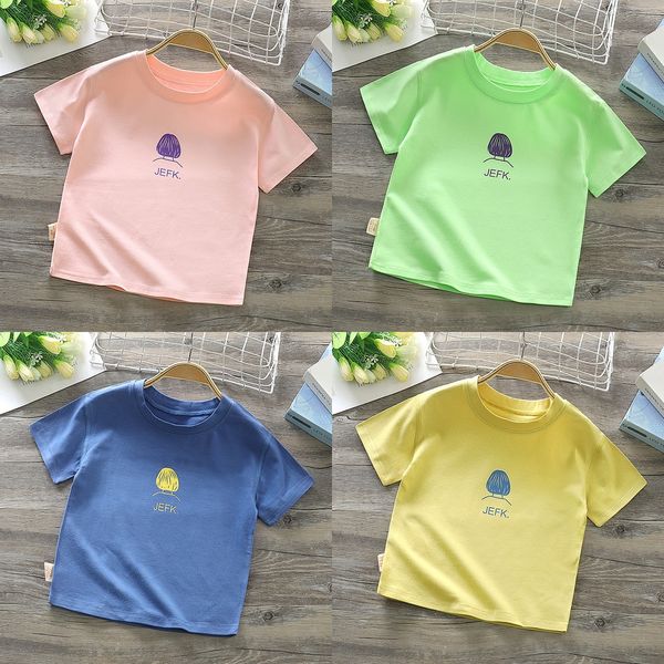 solid color short-sleeved lycra t-shirt clothing cotton children's sleeve t-shirt children's wear cartoon pattern short sleeve, Blue
solid color short-sleeved lycra t-shirt clothing cotton children's sleeve t-shirt children's wear cartoon pattern short sleeve, Blue