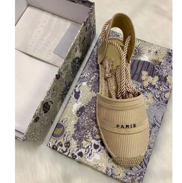 designer platform casual sandals summer fashion alphabet fisherman shoes luxury woman shoe hemp rope grass woven baotou sandals size 35-42, Black
designer platform casual sandals summer fashion alphabet fisherman shoes luxury woman shoe hemp rope grass woven baotou sandals size 35-42, Black