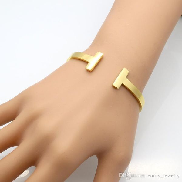 2017 luxury fashion new stainless steel double t love bracelet jewelry cuff 18k rose gold plate bangles bracelets for women love bracelet, Black
2017 luxury fashion new stainless steel double t love bracelet jewelry cuff 18k rose gold plate bangles bracelets for women love bracelet, Black