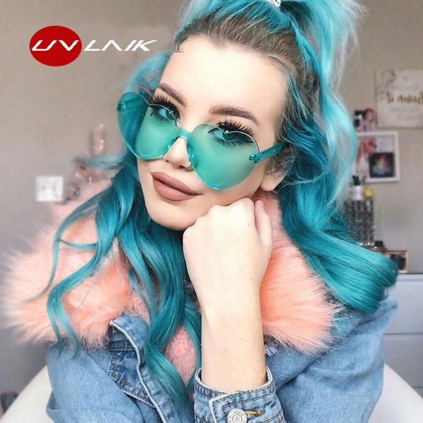 uvlaik frameless heart-shaped sunglasses women candy cat eye sun glasses designer heart lolita eyewear gifts for girls, White;black
uvlaik frameless heart-shaped sunglasses women candy cat eye sun glasses designer heart lolita eyewear gifts for girls, White;black