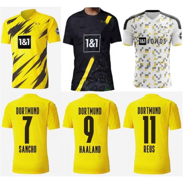 2020/21 #9 haaland soccer jersey #7 sancho paco alcacer bellingham uniform mens #11 reus #24 meunier brandt football shirts, Black;yellow
2020/21 #9 haaland soccer jersey #7 sancho paco alcacer bellingham uniform mens #11 reus #24 meunier brandt football shirts, Black;yellow