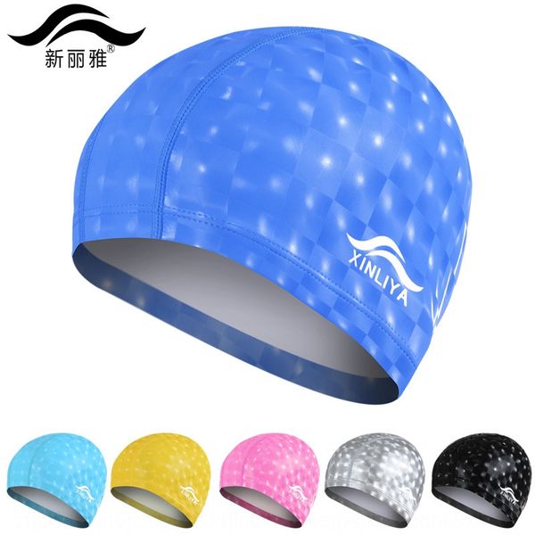 xin li ya new arrivals long hair don't swimming le tou fashion waterproof water cube pu coated cap swimming cap
xin li ya new arrivals long hair don't swimming le tou fashion waterproof water cube pu coated cap swimming cap