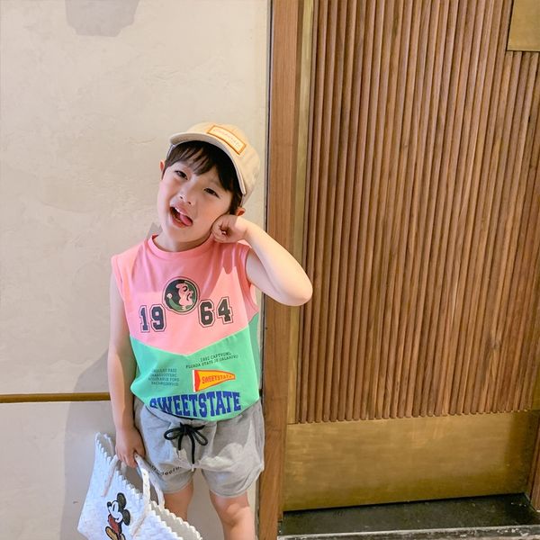 a0eaj children's sleeveless breathable pure cotton outdoor fashionable summer vest vest thin style 2020 boys' baby middle and big, Blue
a0eaj children's sleeveless breathable pure cotton outdoor fashionable summer vest vest thin style 2020 boys' baby middle and big, Blue