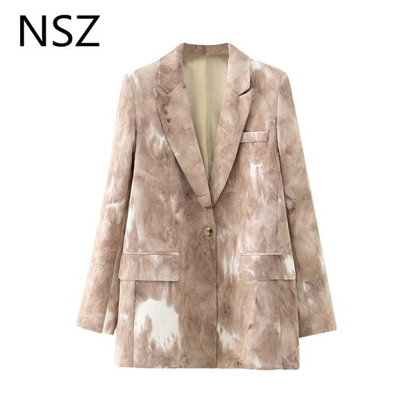 nsz women tie dye corduroy blazers elegant single button office ladies work busines formal coat outwear fall 2020 jacket suits, White;black
nsz women tie dye corduroy blazers elegant single button office ladies work busines formal coat outwear fall 2020 jacket suits, White;black