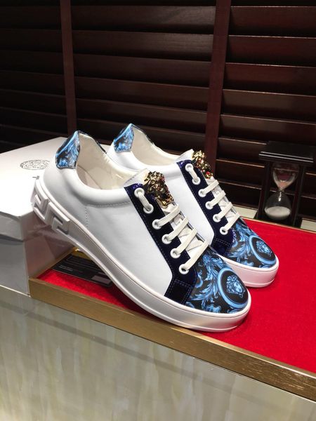 2020i limited edition medusa classic print men's low-sneakers, fashionable wild casual outdoor tide shoes, size: 38-45, Black
2020i limited edition medusa classic print men's low-sneakers, fashionable wild casual outdoor tide shoes, size: 38-45, Black