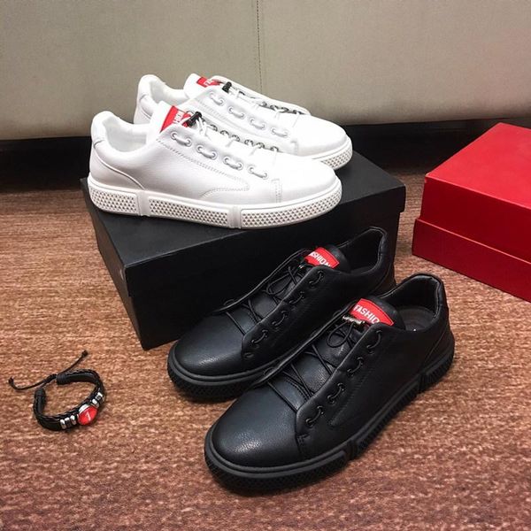 2020y new high-end men's leather elastic laces youth low-casual shoes, high-quality fashionable outdoor sports shoes, size: 38-45, Black
2020y new high-end men's leather elastic laces youth low-casual shoes, high-quality fashionable outdoor sports shoes, size: 38-45, Black