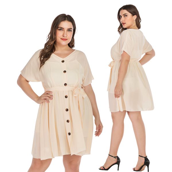 plus size summer dress streetwear patchwork short sleevee ladies a-line dresses casual button lace-up bow women vintage dress, Black;gray
plus size summer dress streetwear patchwork short sleevee ladies a-line dresses casual button lace-up bow women vintage dress, Black;gray