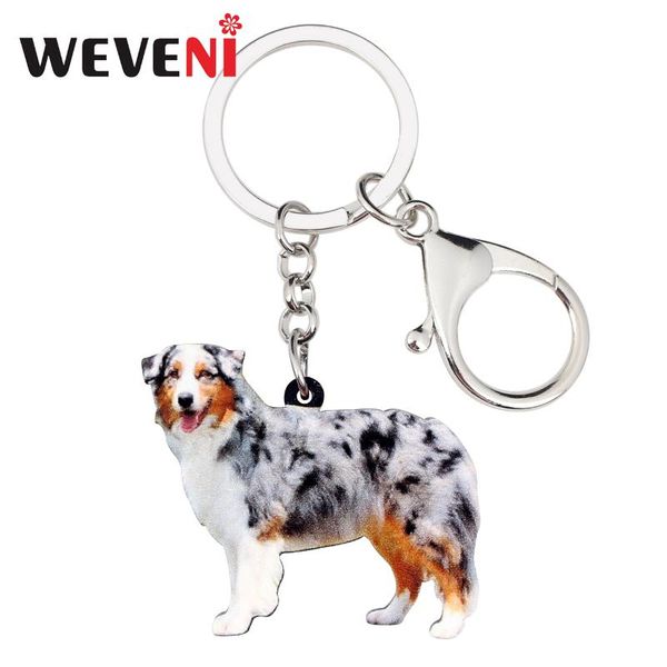 weveni acrylic australian shepherd dog key chains keychains holder animal jewelry for women girls bag car wallet charms pendant, Silver
weveni acrylic australian shepherd dog key chains keychains holder animal jewelry for women girls bag car wallet charms pendant, Silver