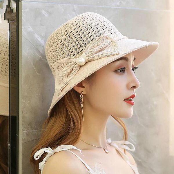 1 pcs women summer sun hat female knotted bow decor beach sunshade hat breathable elegant ladies vacation sun visor cap, Blue;gray
1 pcs women summer sun hat female knotted bow decor beach sunshade hat breathable elegant ladies vacation sun visor cap, Blue;gray