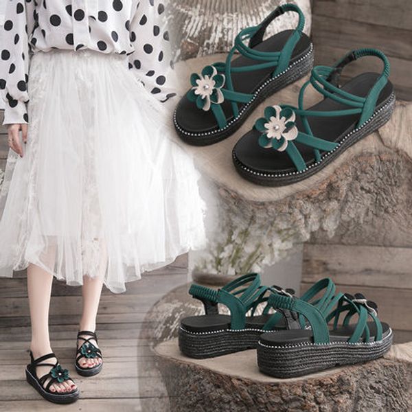fairy flower sandals for women summer 2019 new online red sponge cake platform word with wedge heel high-heeled women's shoes cs10, Black
fairy flower sandals for women summer 2019 new online red sponge cake platform word with wedge heel high-heeled women's shoes cs10, Black