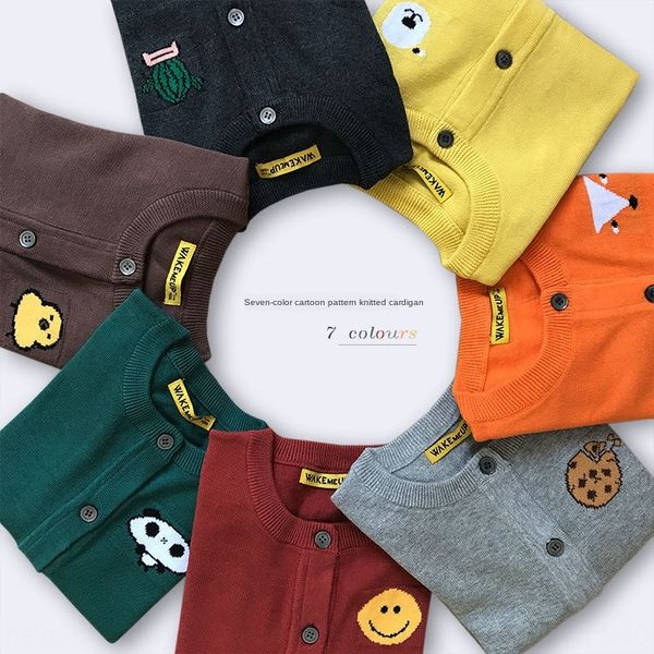 j2zpg 2019 new children's pattern baby men's air conditioner sweater sweater cotton girl's knitted cardigan children's a, Blue
j2zpg 2019 new children's pattern baby men's air conditioner sweater sweater cotton girl's knitted cardigan children's a, Blue