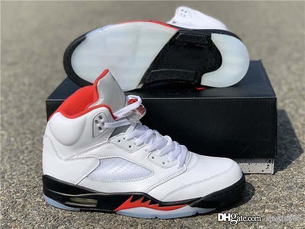 est air authentic 5 fire red retro basketball shoes white black 3m reflective the last dance men sports sneakers da1911-102 with box
est air authentic 5 fire red retro basketball shoes white black 3m reflective the last dance men sports sneakers da1911-102 with box