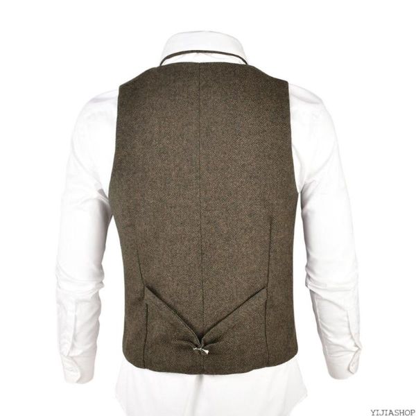 new men's herringbone slim-fit high-grade wool-blend single-breasted vest, Black;white
new men's herringbone slim-fit high-grade wool-blend single-breasted vest, Black;white