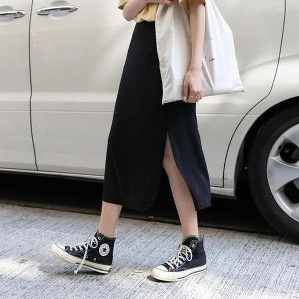 solid simple all match fashion basic classic 2020 summer causal femle women skirts, Black
solid simple all match fashion basic classic 2020 summer causal femle women skirts, Black